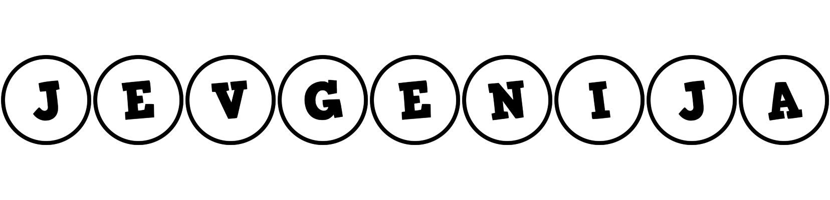 Jevgenija handy logo