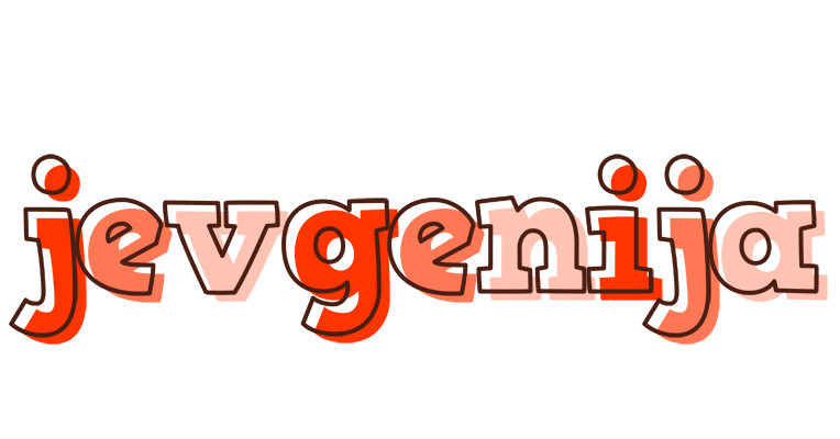 Jevgenija paint logo
