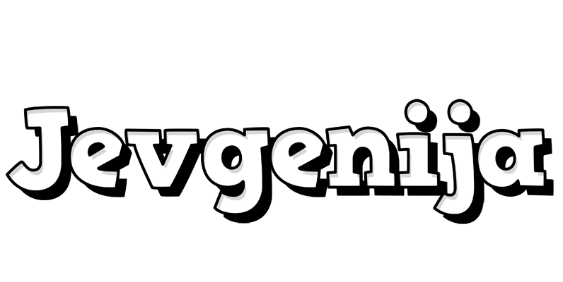 Jevgenija snowing logo