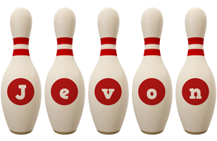 Jevon bowling-pin logo