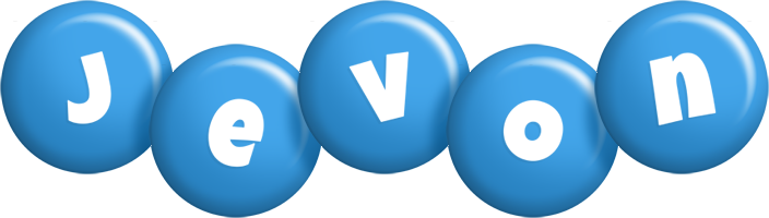 Jevon candy-blue logo