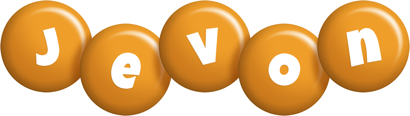 Jevon candy-orange logo