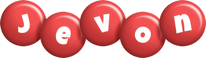 Jevon candy-red logo