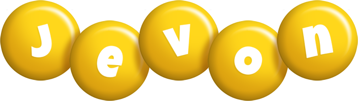 Jevon candy-yellow logo