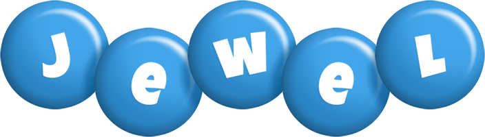 Jewel candy-blue logo