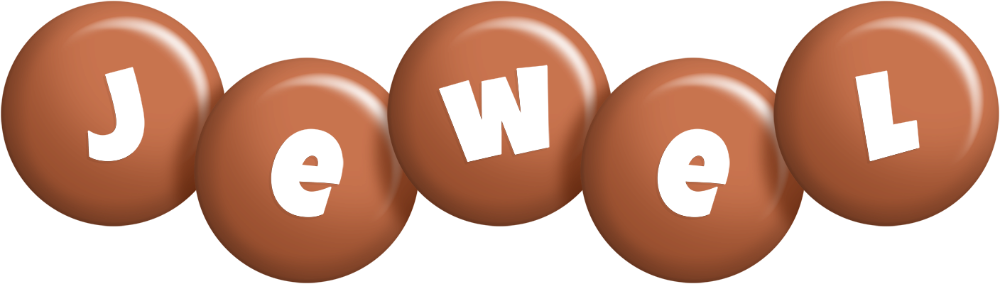 Jewel candy-brown logo