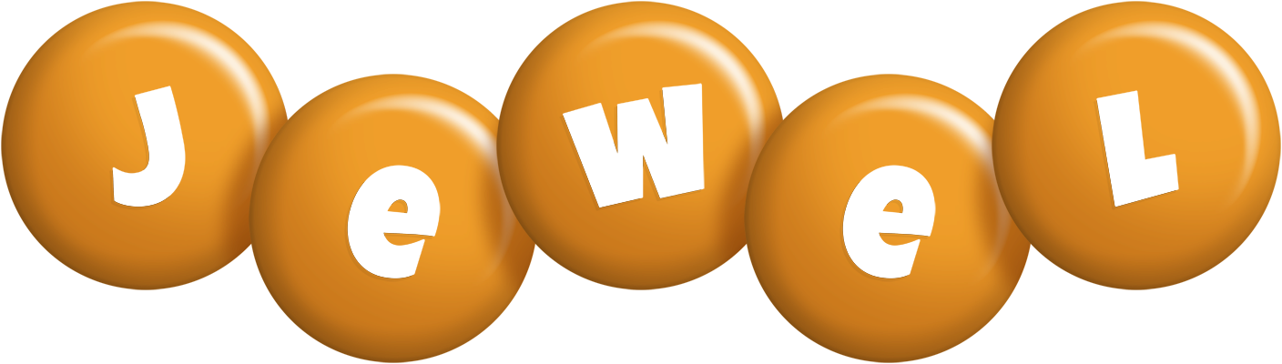 Jewel candy-orange logo