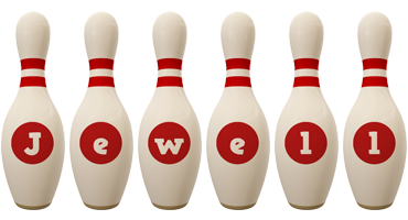 Jewell bowling-pin logo