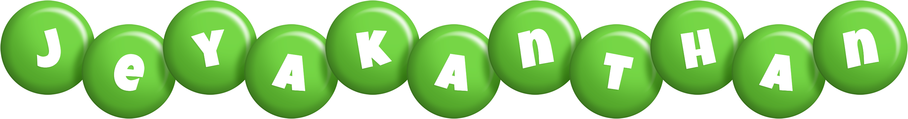 Jeyakanthan candy-green logo