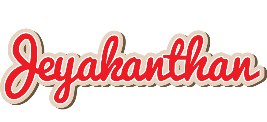 Jeyakanthan chocolate logo