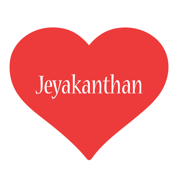 Jeyakanthan love logo