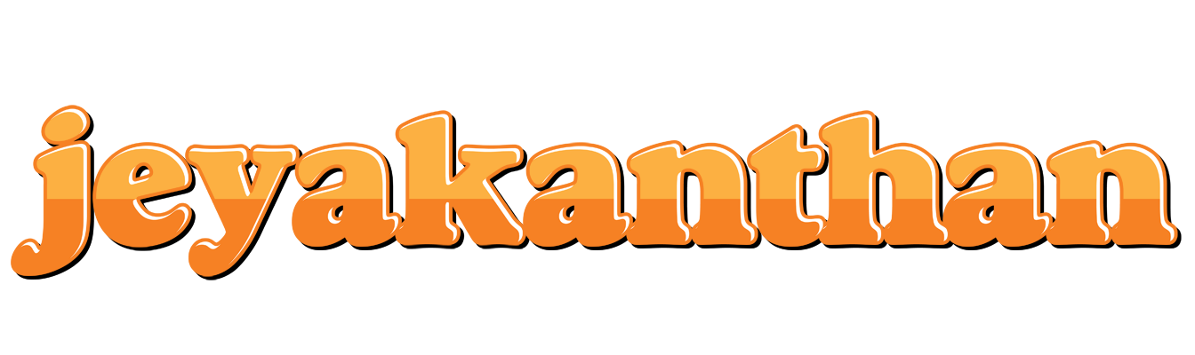 Jeyakanthan orange logo
