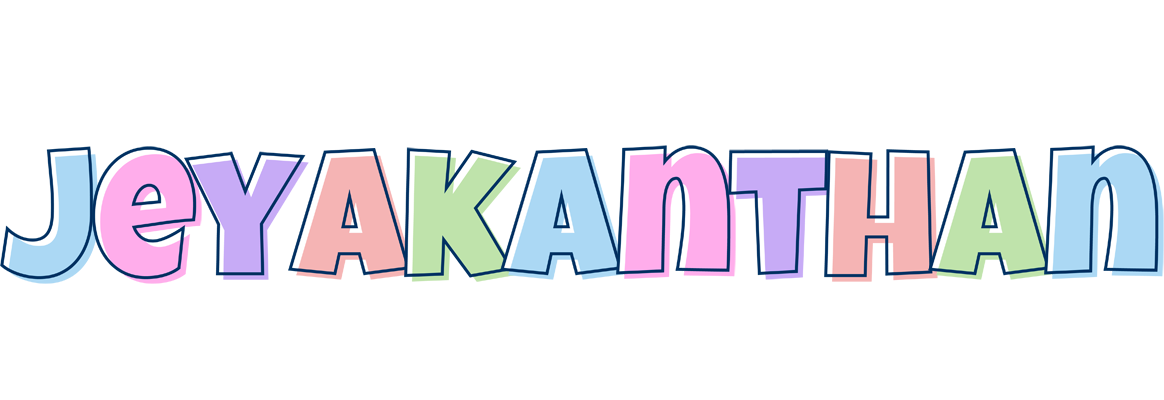 Jeyakanthan pastel logo