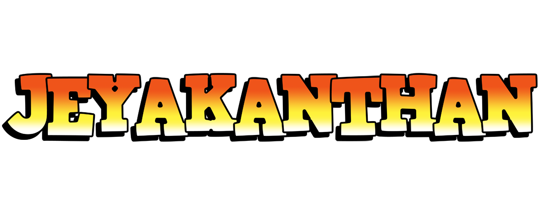 Jeyakanthan sunset logo