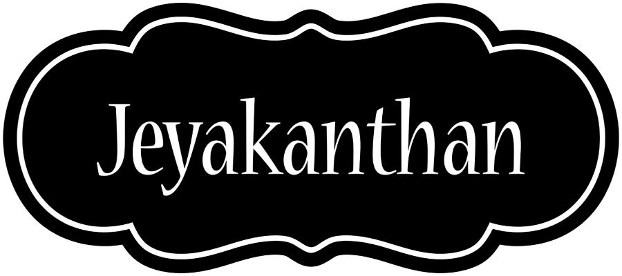 Jeyakanthan welcome logo