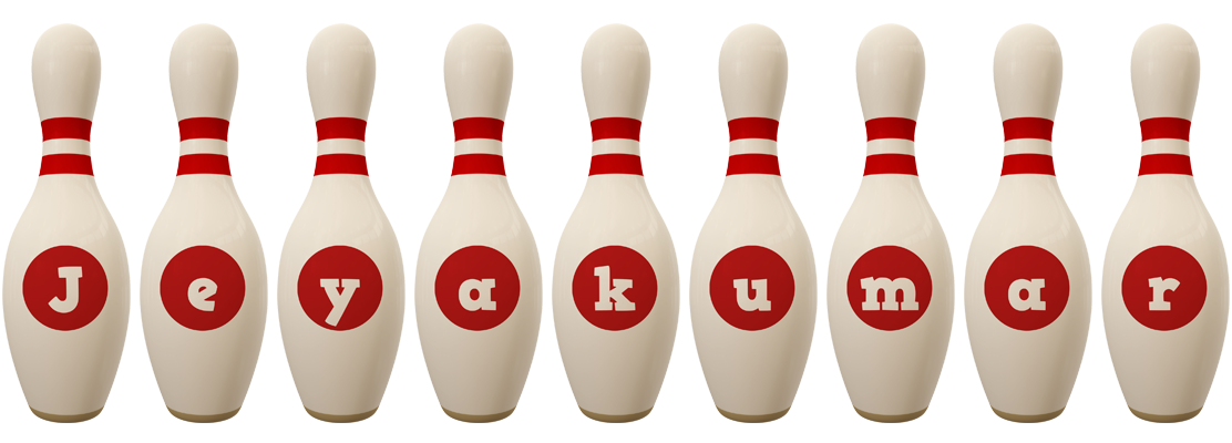 Jeyakumar bowling-pin logo