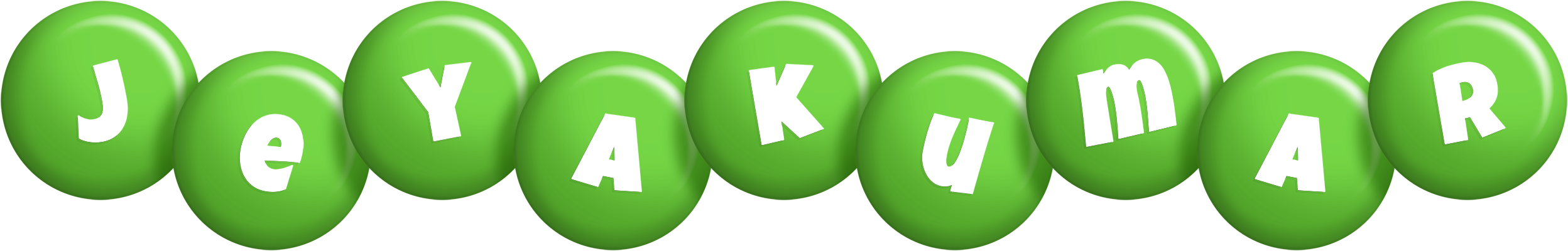 Jeyakumar candy-green logo