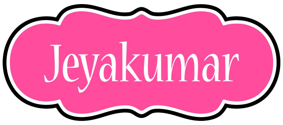 Jeyakumar invitation logo