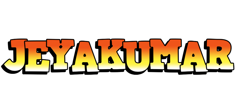 Jeyakumar sunset logo
