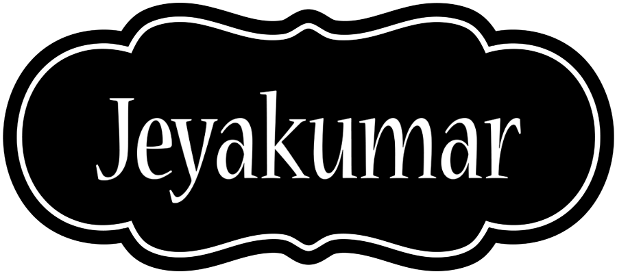 Jeyakumar welcome logo