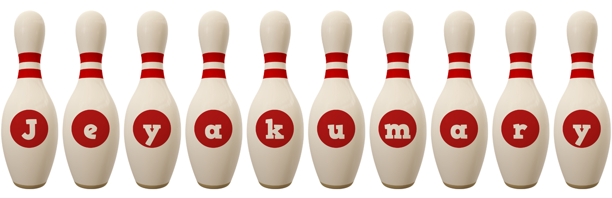 Jeyakumary bowling-pin logo