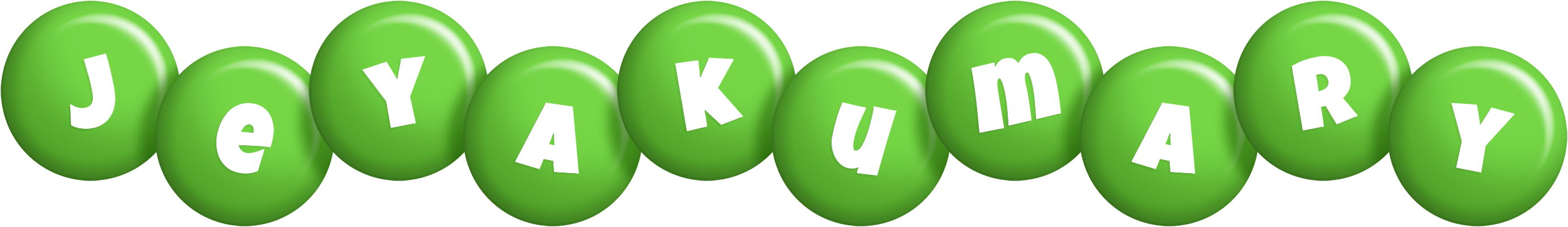 Jeyakumary candy-green logo