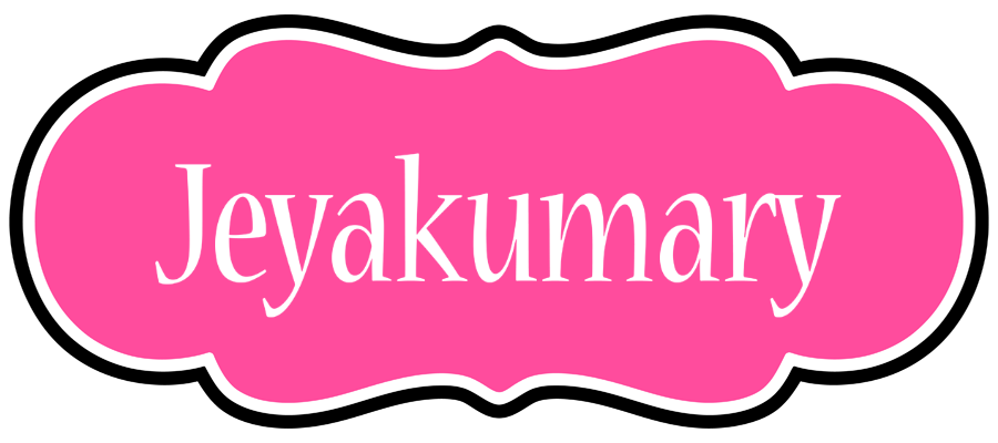 Jeyakumary invitation logo