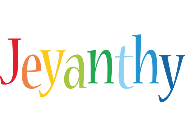 Jeyanthy birthday logo