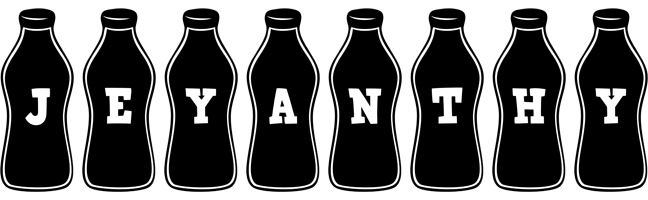 Jeyanthy bottle logo