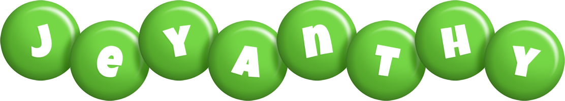 Jeyanthy candy-green logo