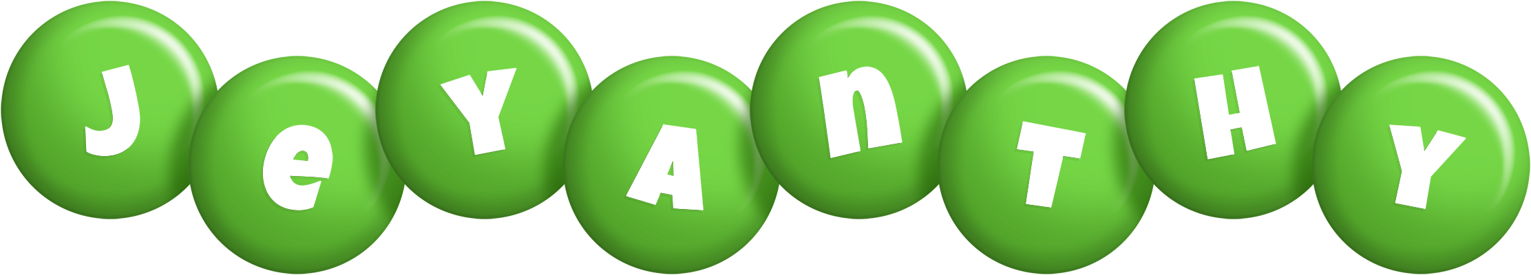 Jeyanthy candy-green logo