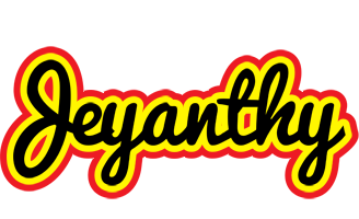 Jeyanthy flaming logo