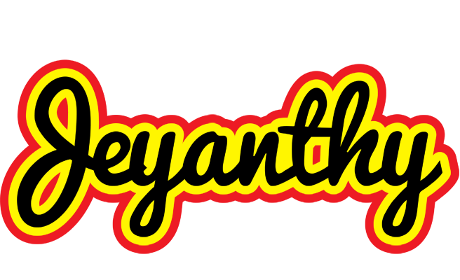 Jeyanthy flaming logo