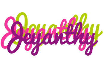 Jeyanthy flowers logo