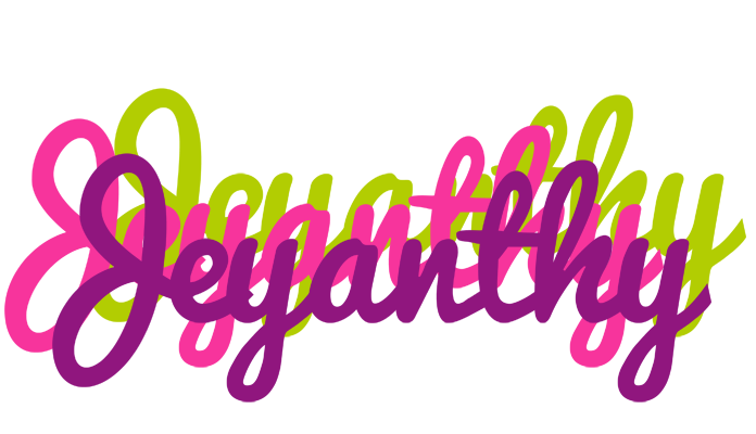 Jeyanthy flowers logo