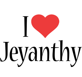 Jeyanthy i-love logo