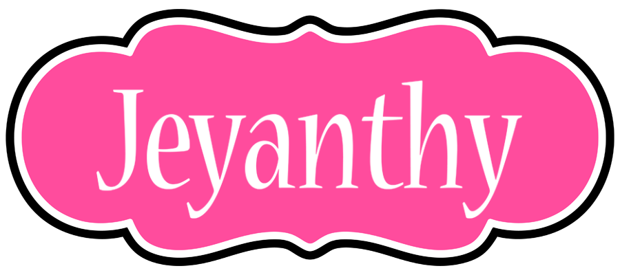 Jeyanthy invitation logo