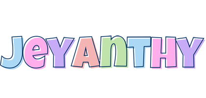 Jeyanthy pastel logo