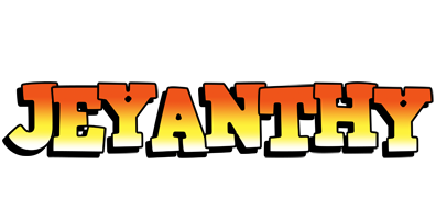 Jeyanthy sunset logo