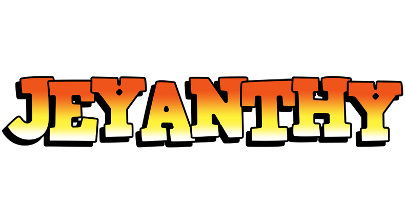 Jeyanthy sunset logo