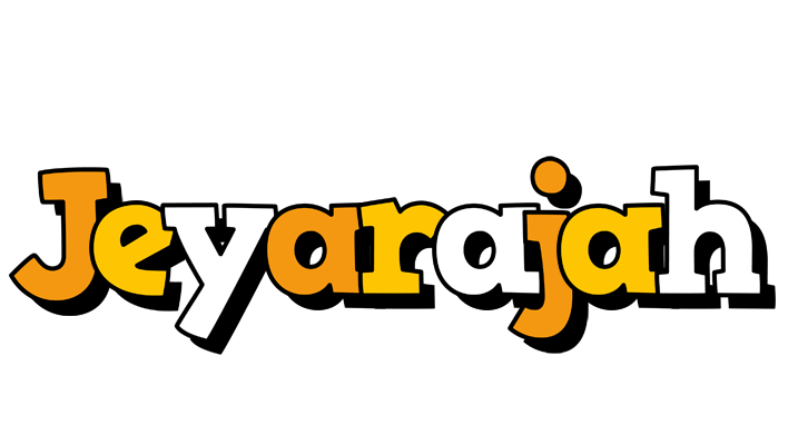 Jeyarajah cartoon logo