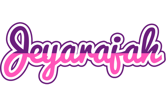 Jeyarajah cheerful logo