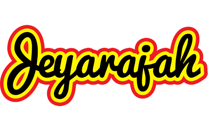 Jeyarajah flaming logo