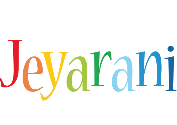 Jeyarani birthday logo
