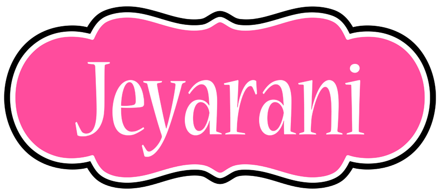 Jeyarani invitation logo