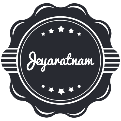 Jeyaratnam badge logo