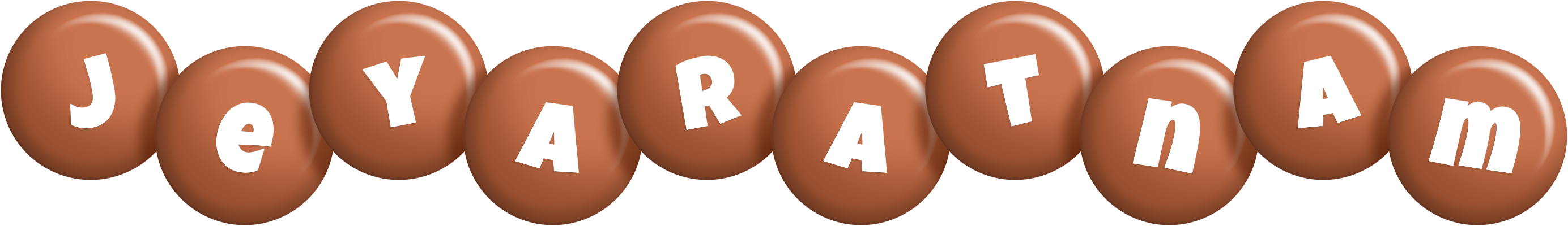 Jeyaratnam candy-brown logo