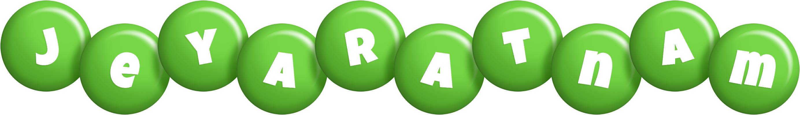 Jeyaratnam candy-green logo