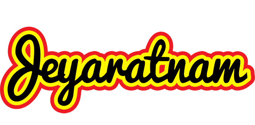 Jeyaratnam flaming logo