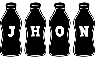 Jhon bottle logo